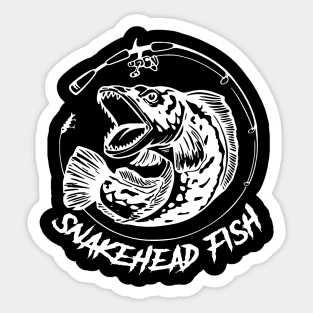 Snakehead Fish Funny Gift For Fishing Lover Sticker